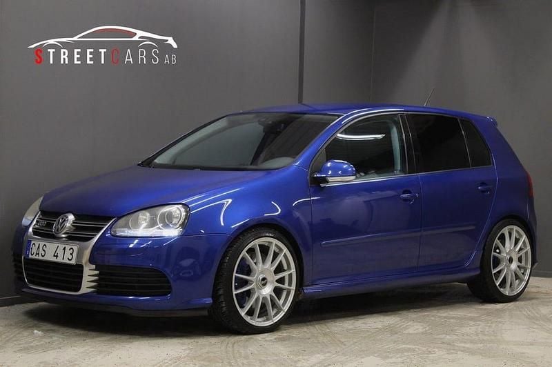 Blå Begagnad 2007 VW Golf V R Halvkombi | 149 000 kr - Bild 1/4
