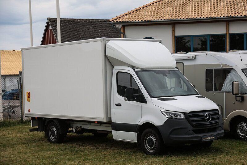 Vit Begagnad 2020 Mercedes Sprinter Van | 449 000 kr (Dyr) - Bild 1/4