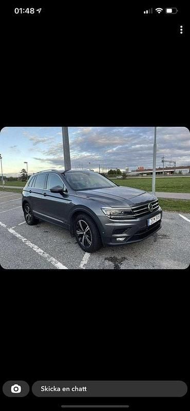 Silver Begagnad 2018 VW Tiguan SUV | 217 500 kr (Superpris) - Bild 1/4