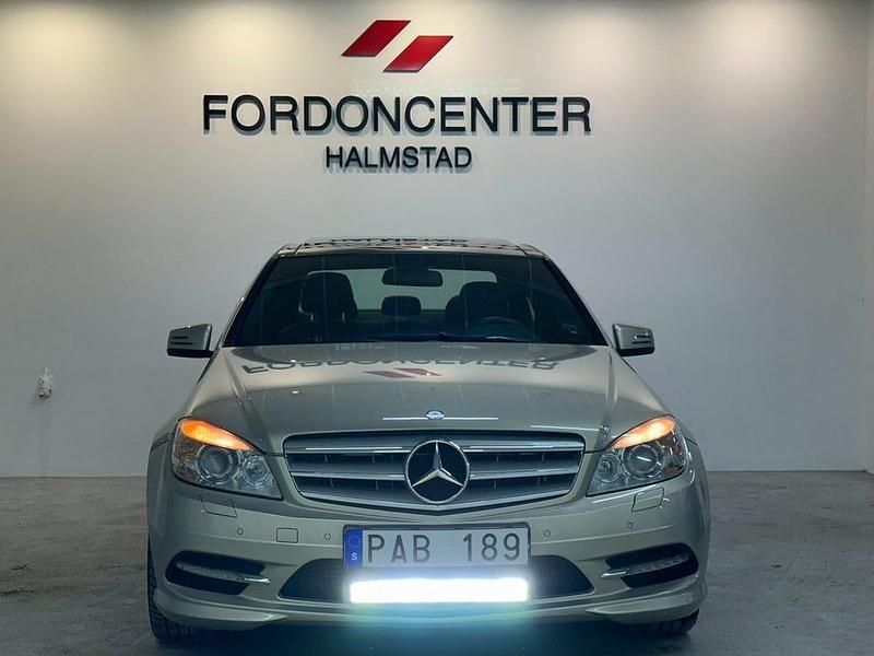 Begagnad Mercedes C180 AMG 156 HK (114 kW) 2010 Ljusbrun Sedan