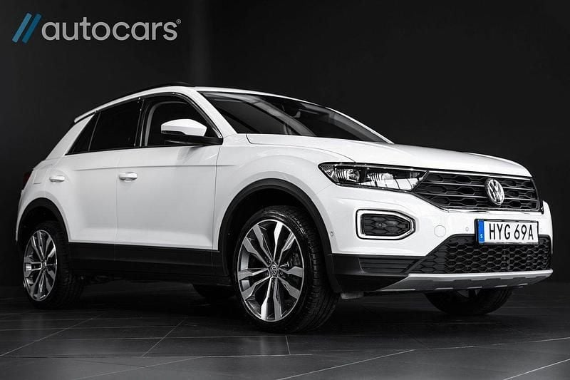 Vit Begagnad 2020 VW T-Roc SUV | 298 750 kr (Dyr) - Bild 1/4
