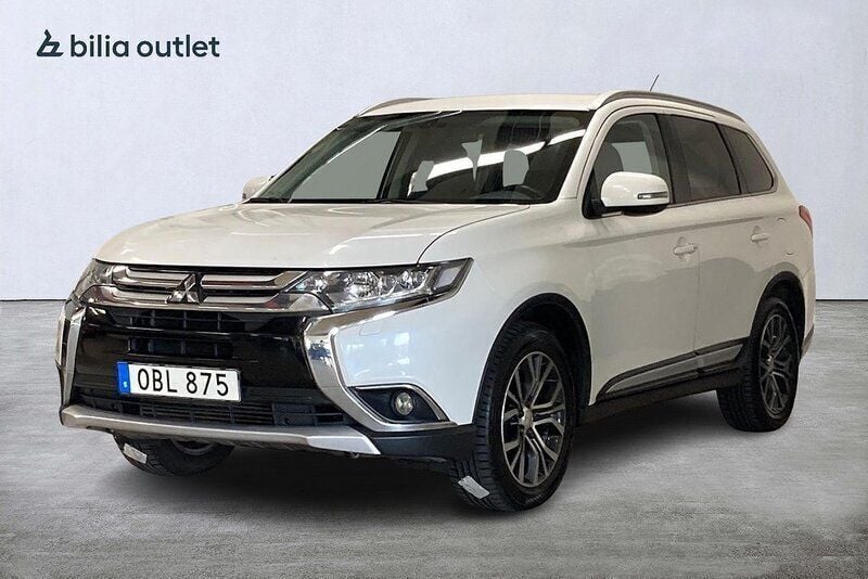 Vit Begagnad 2016 Mitsubishi Outlander SUV | 139 900 kr (Marknadspris) - Bild 1/3