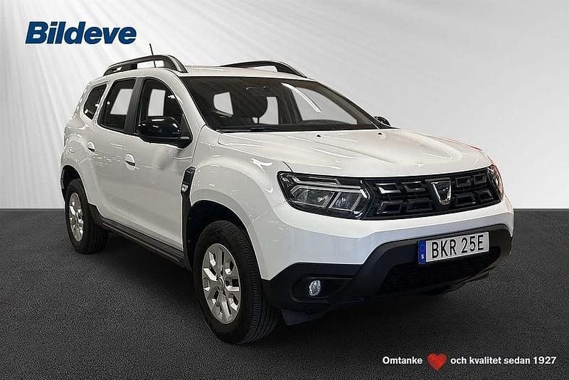 Vit Begagnad 2021 Dacia Duster Comfort SUV | 169 900 kr (Bra pris) - Bild 1/4