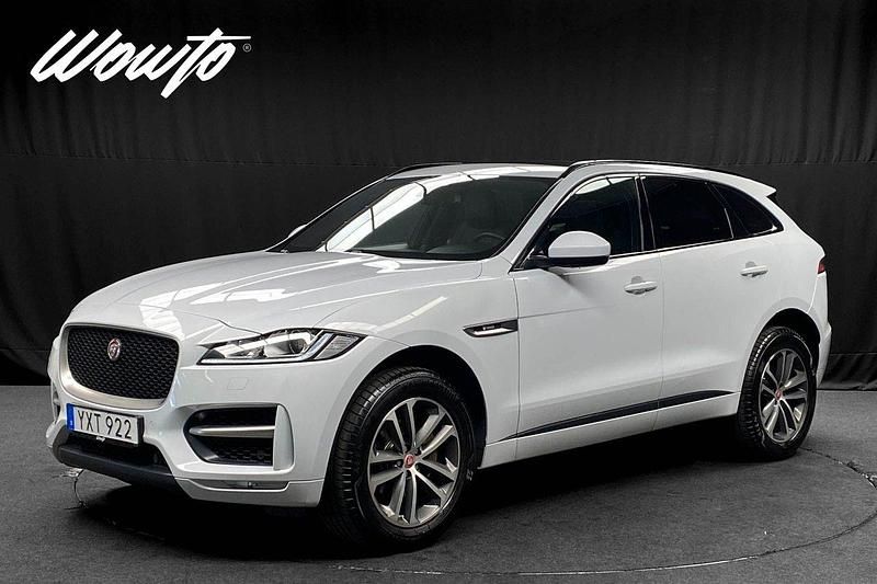 Vit Begagnad 2017 Jaguar F-Pace Business Edition SUV | 249 800 kr (Dyr) - Bild 1/3