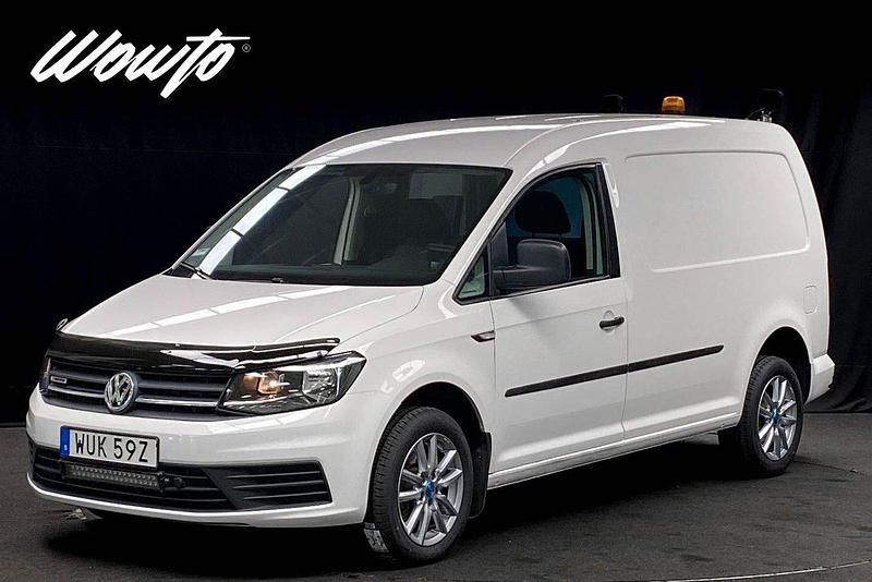 Vit Begagnad 2019 VW Caddy Maxi Minibuss | 299 800 kr (Dyr) - Bild 1/3