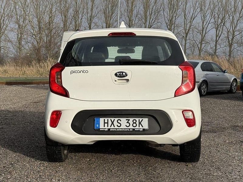 Begagnad Kia Picanto 67 HK (49 kW) 2019 Vit Halvkombi