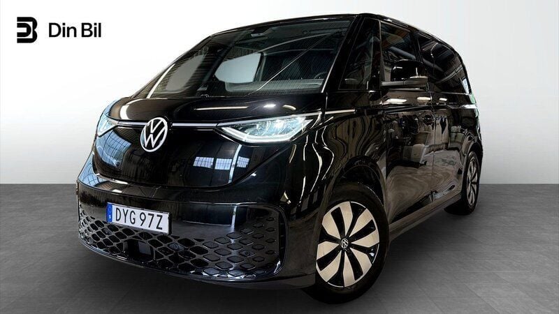 Svart (deep black pärleffekt) Begagnad 2024 VW ID. Buzz Van | 539 900 kr (Dyr) - Bild 1/4