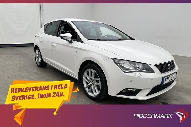Vit Begagnad 2016 Seat Leon Style Halvkombi | 113 800 kr (Marknadspris) - Bild 1/3