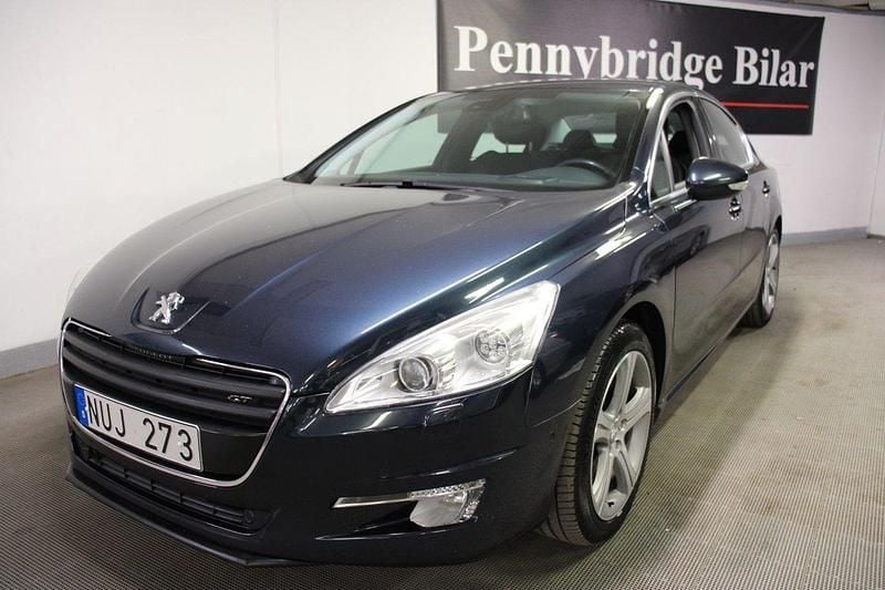 Blå Begagnad 2011 Peugeot 508 GT-line Sedan | 84 900 kr (Lite dyr) - Bild 1/4