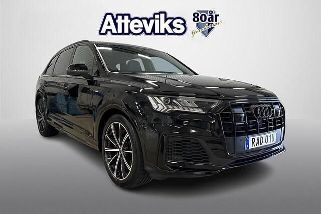 Mytsvart metallic Begagnad 2022 Audi Q7 S-Line SUV | 669 900 kr (Bra pris) - Bild 1/4