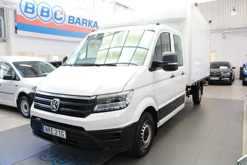 Vit Begagnad 2019 VW Crafter Van | 319 900 kr (Marknadspris) - Bild 1/4