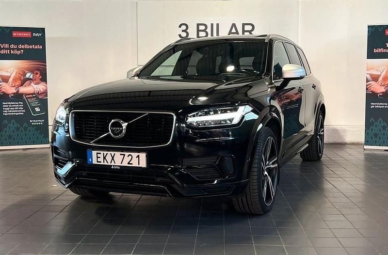 Begagnad Volvo XC90 R-Design 407 HK (299 kW) 2017 Svart SUV