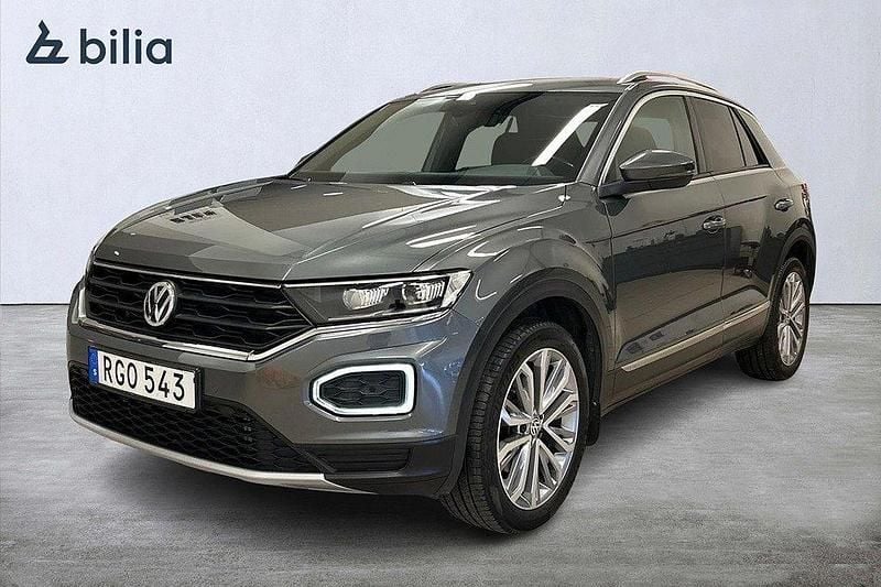 Grå (indium grey metallic) Begagnad 2018 VW T-Roc GT SUV | 239 800 kr (Marknadspris) - Bild 1/4