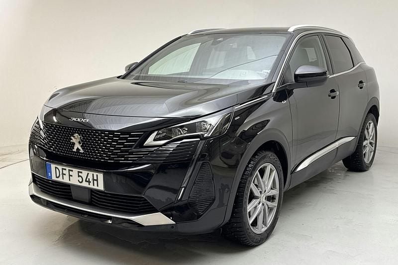 Svart Begagnad 2021 Peugeot 3008 GT | 219 000 kr (Marknadspris) - Bild 1/4