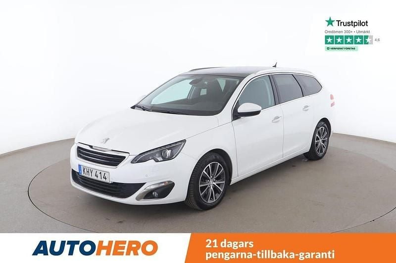 Vit Begagnad 2014 Peugeot 308 Allure Kombi | 102 000 kr (Marknadspris) - Bild 1/4