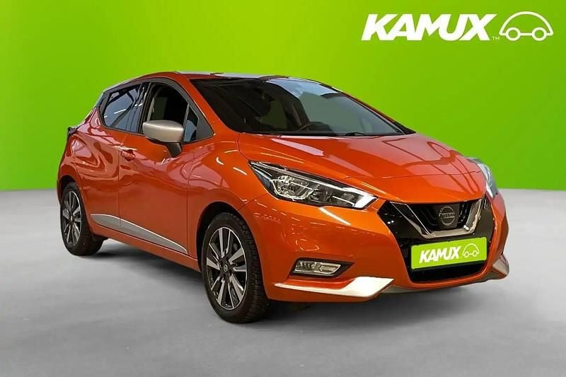Orange Begagnad 2018 Nissan Micra Halvkombi | 124 800 kr (Marknadspris) - Bild 1/4