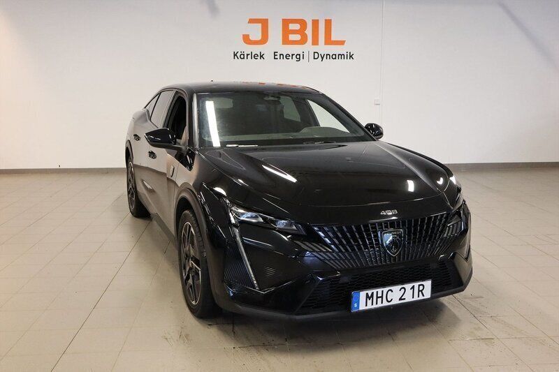 Svart Begagnad 2023 Peugeot 408 GT GTi SUV | 289 900 kr (Marknadspris) - Bild 1/4