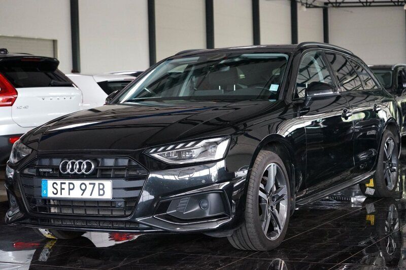 Svart Begagnad 2022 Audi A4 Advanced Kombi | 314 500 kr (Bra pris) - Bild 1/4
