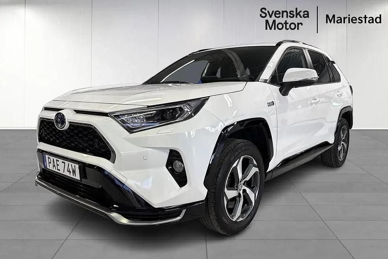 Begagnad Toyota RAV4 Hybrid Edition 306 HK (225 kW) 2021 Ljusblå SUV
