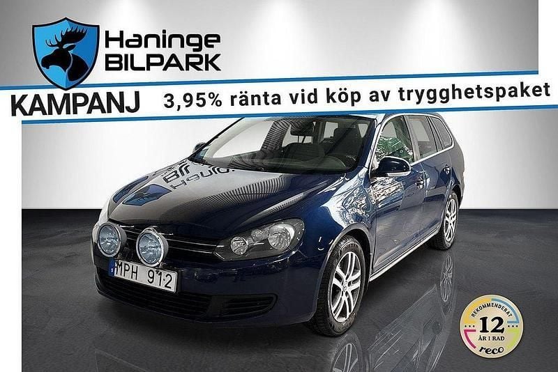 Blå Begagnad 2010 VW Golf VI Kombi | 69 900 kr (Marknadspris) - Bild 1/1