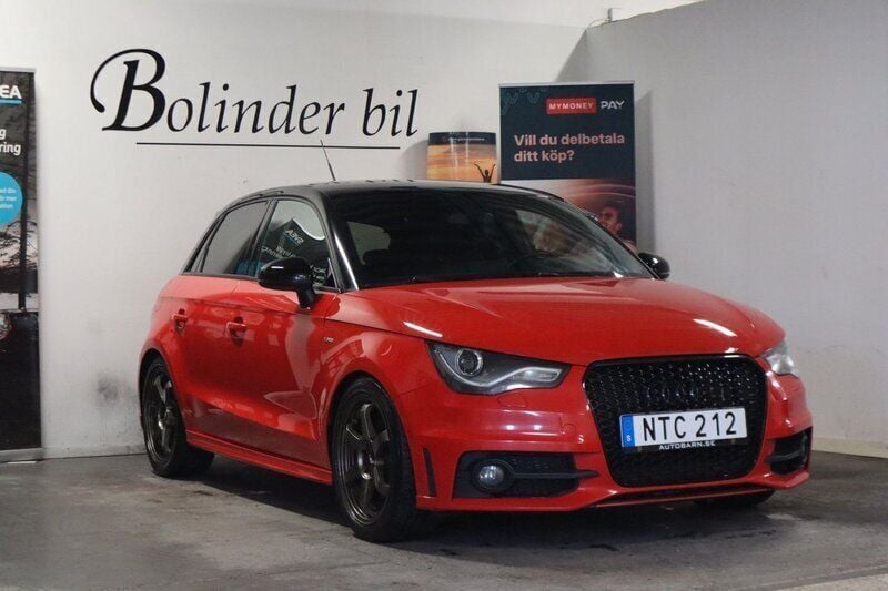 Röd Begagnad 2013 Audi A1 Sportback S-Line Halvkombi | 128 900 kr - Bild 1/4