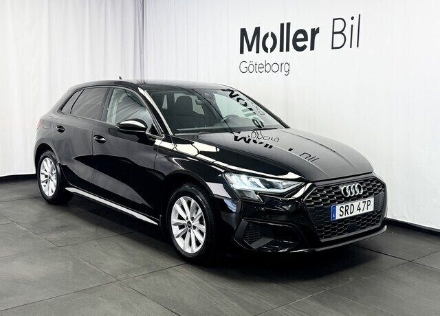Brilliantsvart Begagnad 2022 Audi A3 Proline | 229 900 kr (Marknadspris) - Bild 1/4