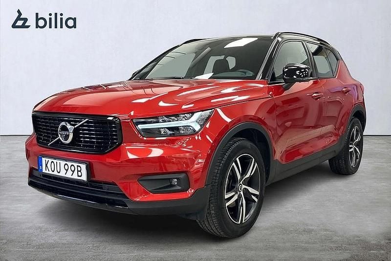 Begagnad Volvo XC40 R-Design 165 HK (121 kW) 2021 Röd SUV