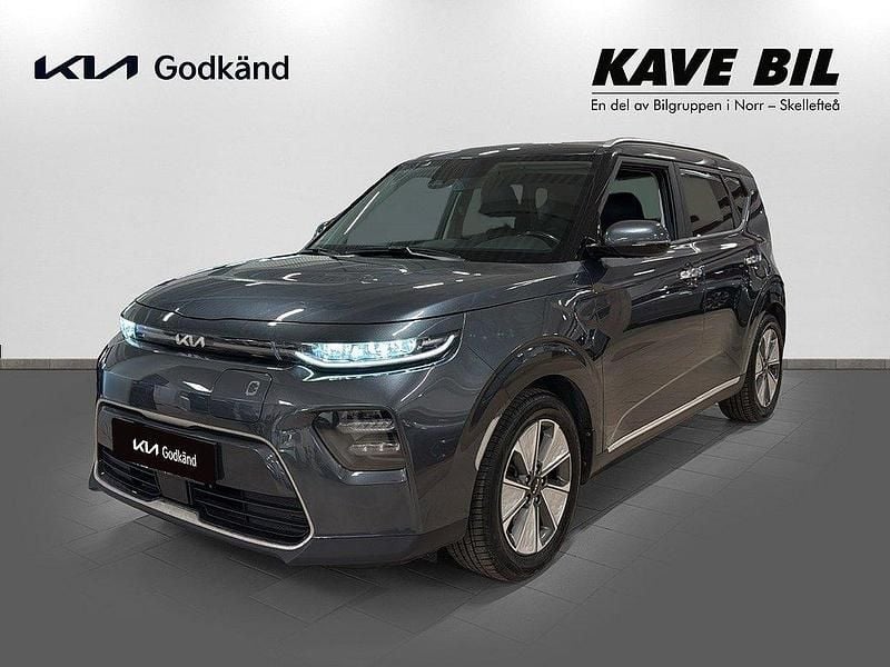 Grå Begagnad 2022 Kia Soul EV Advance SUV | 279 900 kr (Marknadspris) - Bild 1/4