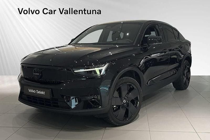 Svart Begagnad 2025 Volvo EC40 Performance SUV | 489 900 kr (Bra pris) - Bild 1/3