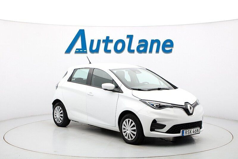 Vit Begagnad 2021 Renault Zoe Zen Halvkombi | 149 800 kr (Bra pris) - Bild 1/3