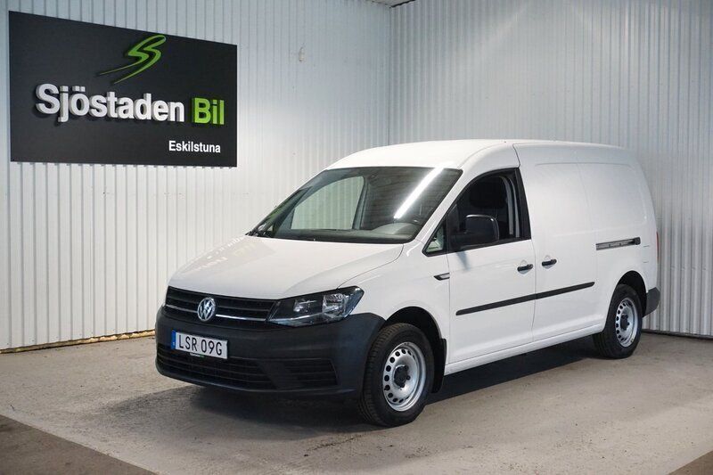 Vit Begagnad 2019 VW Caddy Maxi Minibuss | 212 900 kr (Marknadspris) - Bild 1/3