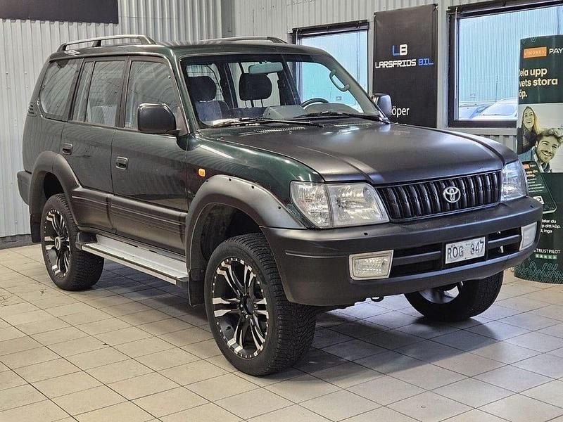 Grön Begagnad 2000 Toyota Land Cruiser Prado SUV | 89 900 kr - Bild 1/4