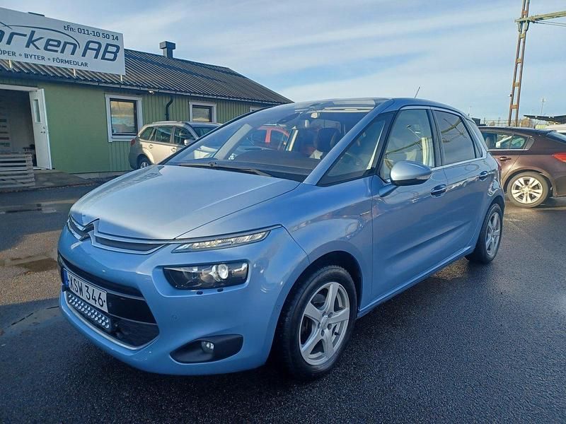 Blå Begagnad 2015 Citroën C4 Picasso Exclusive Minibuss | 84 900 kr (Marknadspris) - Bild 1/4