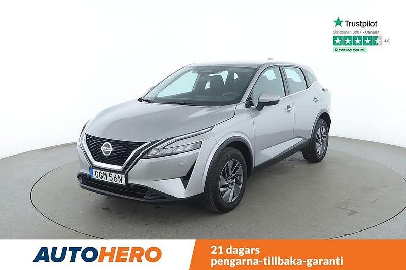 Silver Begagnad 2021 Nissan Qashqai Acenta SUV | 282 000 kr (Lite dyr) - Bild 1/4