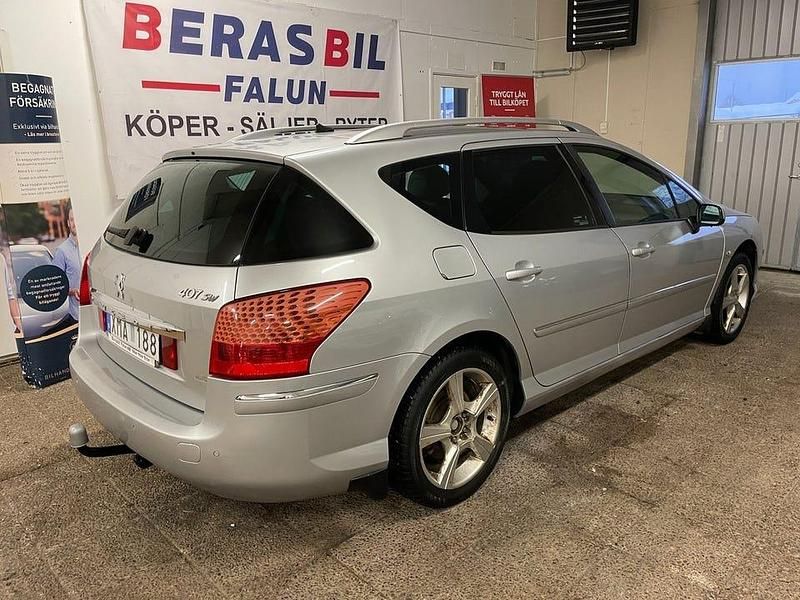 Begagnad Peugeot 407 140 HK (102 kW) 2009 Ljusgrå Kombi