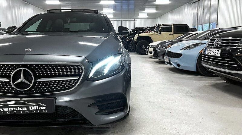 Begagnad Mercedes E220 AMG 195 HK (143 kW) 2016 Grå Sedan