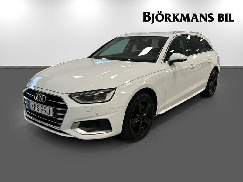 Vit Begagnad 2021 Audi A4 Advanced Kombi | 239 900 kr (Marknadspris) - Bild 1/4