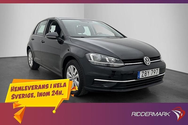 Svart Begagnad 2018 VW Golf VII | 159 900 kr (Marknadspris) - Bild 1/3