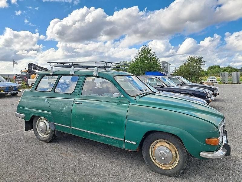 Grön Begagnad 1975 Saab 95 Kombi | 39 900 kr - Bild 1/4