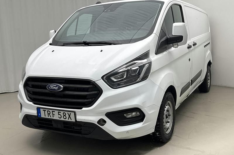 Vit Begagnad 2021 Ford Transit Custom | 139 000 kr (Bra pris) - Bild 1/3