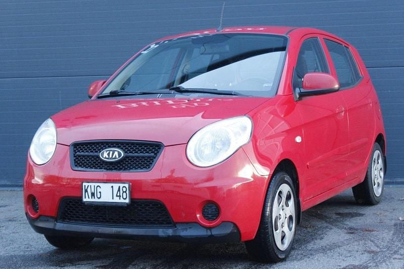 Röd Begagnad 2010 Kia Picanto Comfort Halvkombi | 23 900 kr (Marknadspris) - Bild 1/4