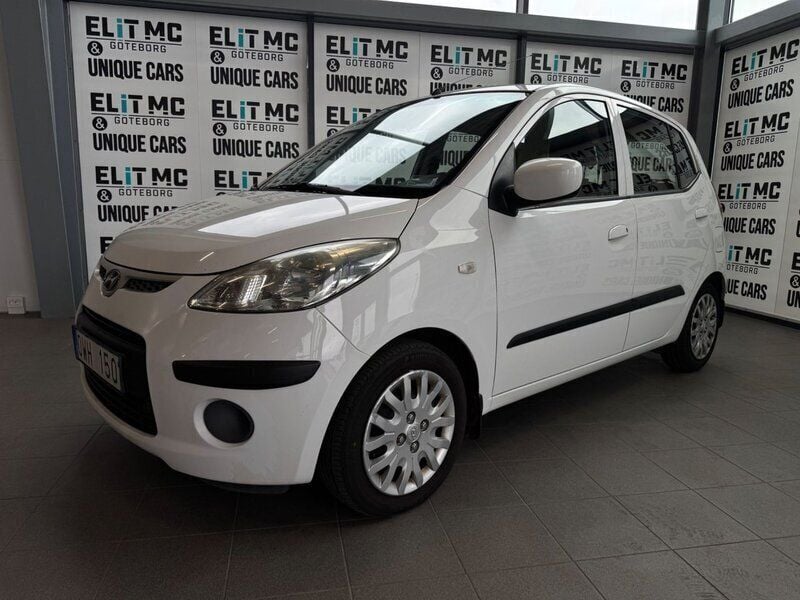 Vit Begagnad 2009 Hyundai i10 Halvkombi | 34 900 kr (Lite dyr) - Bild 1/4
