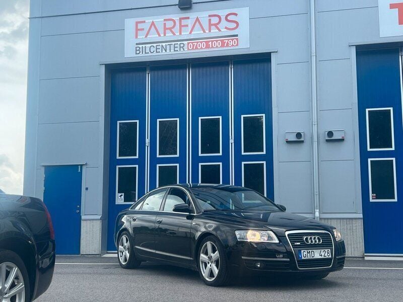 Svart Begagnad 2008 Audi A6 S-Line Sedan | 39 900 kr (Bra pris) - Bild 1/4