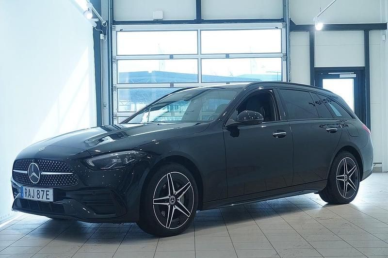 Begagnad Mercedes C300e AMG line 204 HK (150 kW) 2023 Svart Kombi