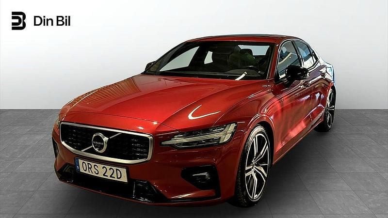 Begagnad Volvo S60 R-Design 250 HK (183 kW) 2019 Röd Sedan