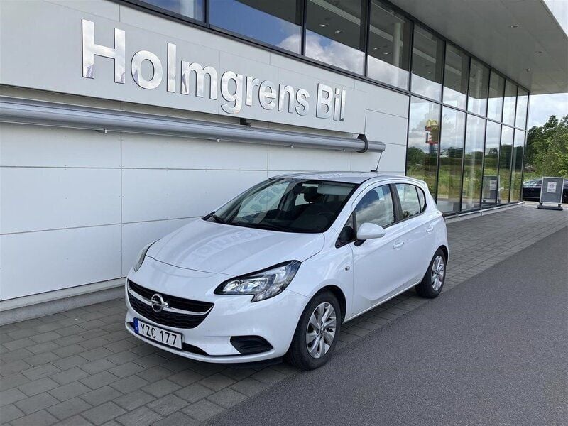 Vit Begagnad 2017 Opel Corsa Halvkombi | 109 900 kr (Marknadspris) - Bild 1/3