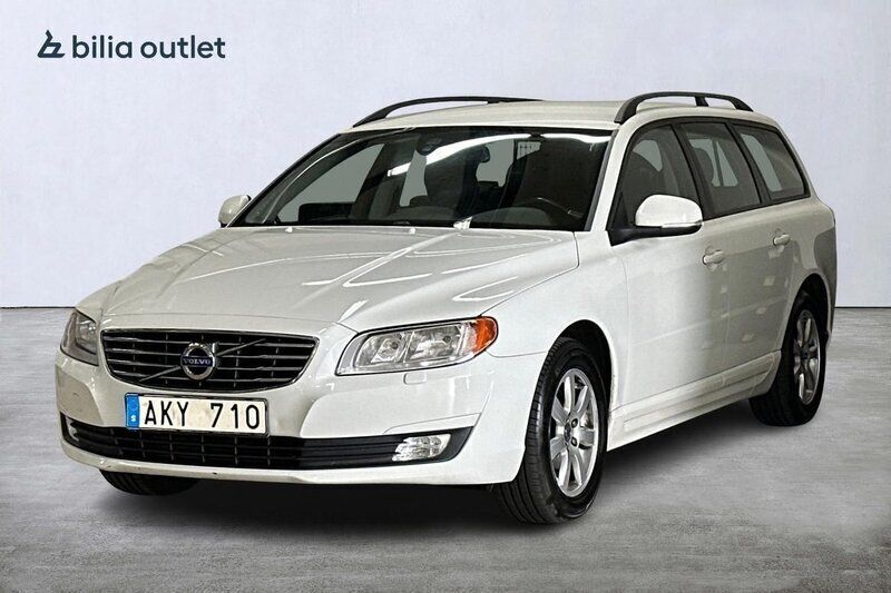 Vit Begagnad 2013 Volvo V70 Kombi | 104 900 kr (Marknadspris) - Bild 1/3