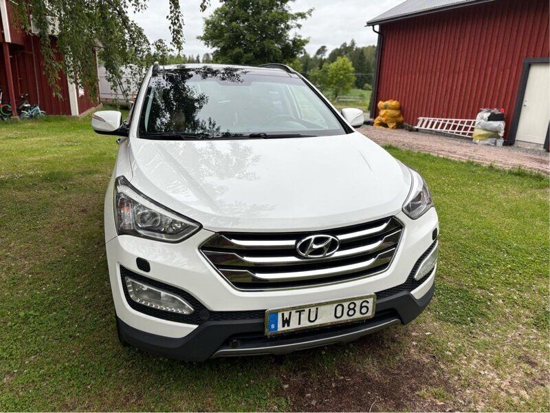Vit Begagnad 2013 Hyundai Santa Fe Premium SUV | 105 000 kr (Marknadspris) - Bild 1/4