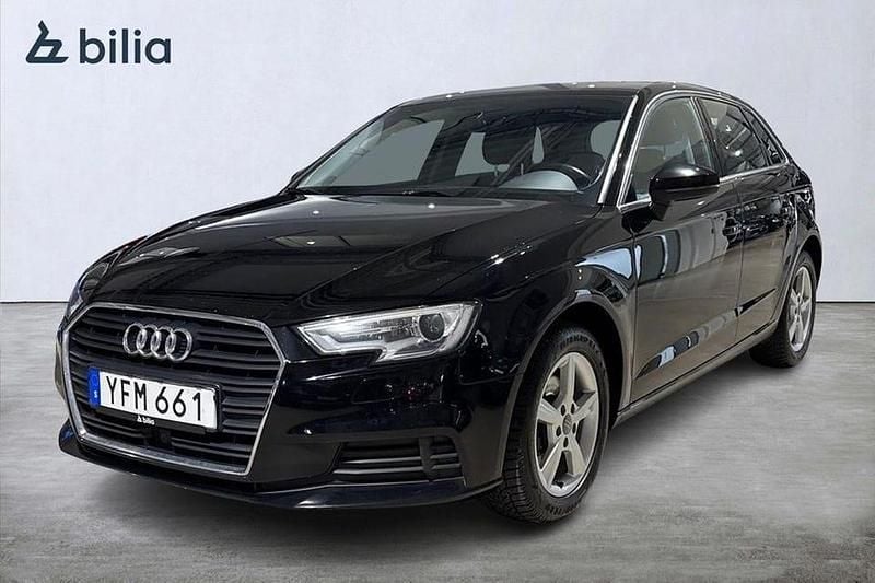 Svart Begagnad 2016 Audi A3 Sportback Proline Halvkombi | 129 900 kr (Marknadspris) - Bild 1/3