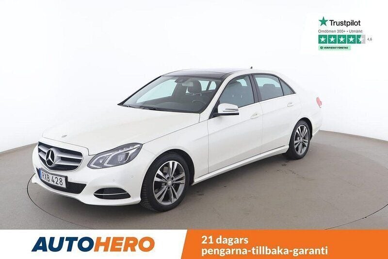 Vit Begagnad 2015 Mercedes E350 Sedan | 233 000 kr (Marknadspris) - Bild 1/4
